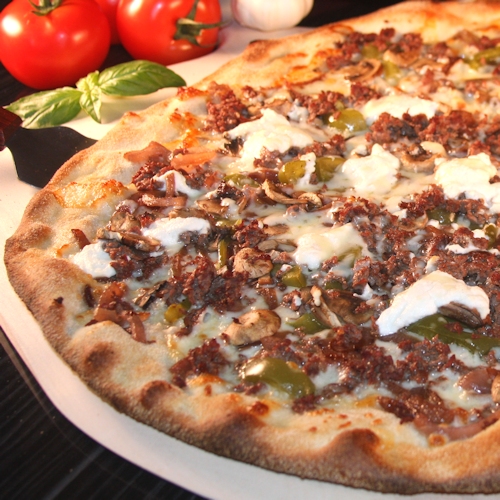 Philly Steak Specialty Pizza